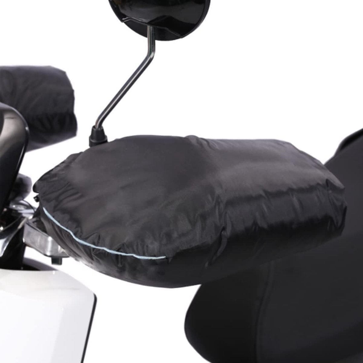 Handschoenen, winter, waterdicht, stuurwarmers, motorfiets, universele stuurhandschoenen, reflecterende stuurmoffen, gevoerd, winddicht, voor motorfietsen, scooters