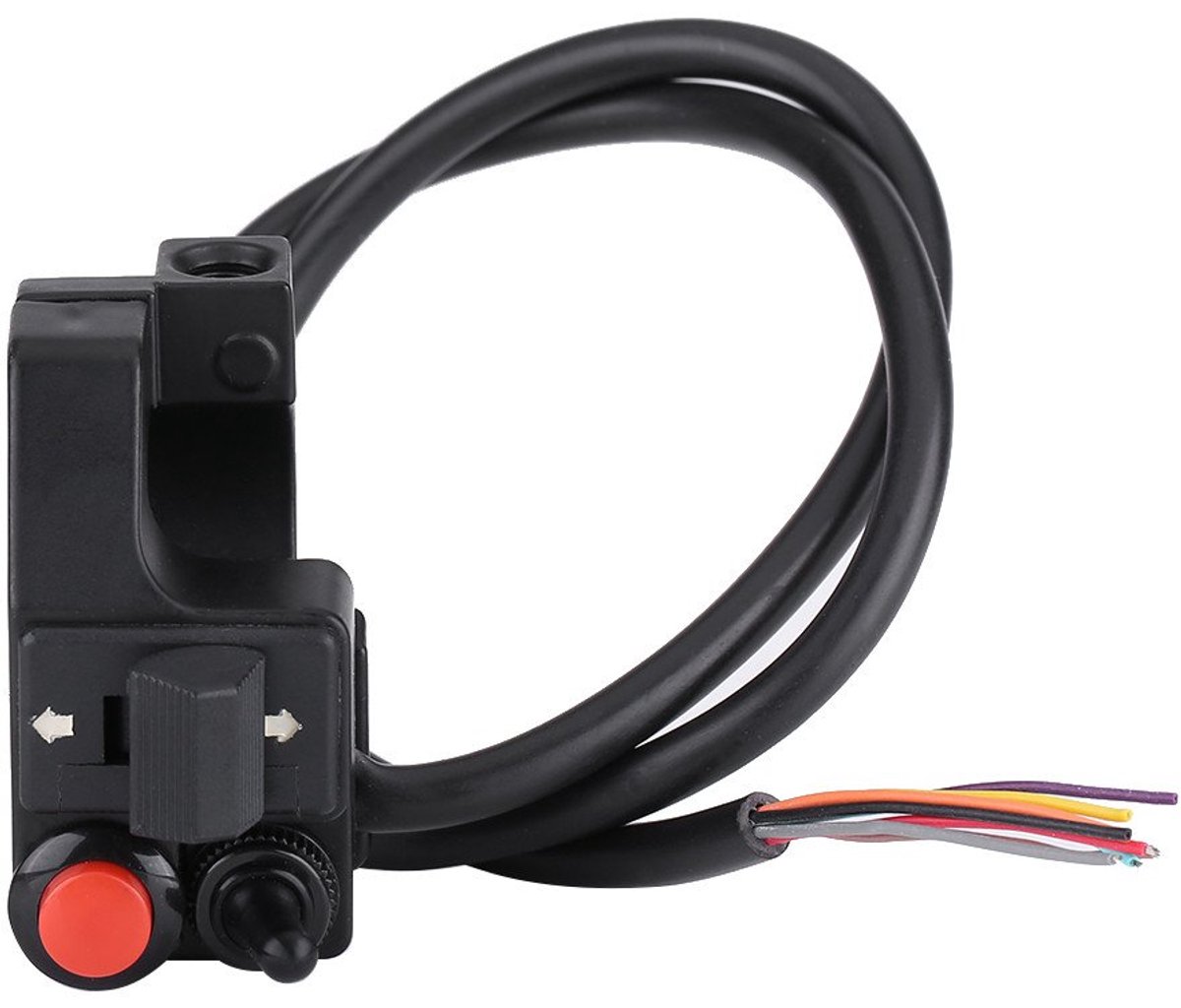 ATV Stuur Controle Knop Schakelaar Kit 7/8 "Mount Hoorn Knop Turn Enkele Drukschakelaar