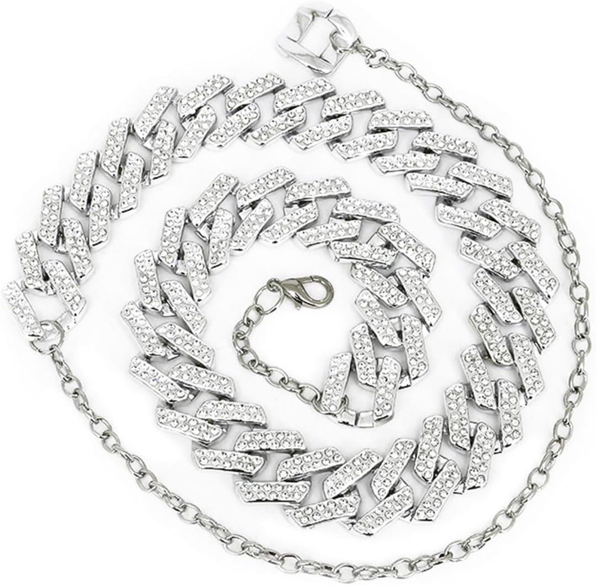 HELENA Smalle riem met strass elegante damessieraad CI025
