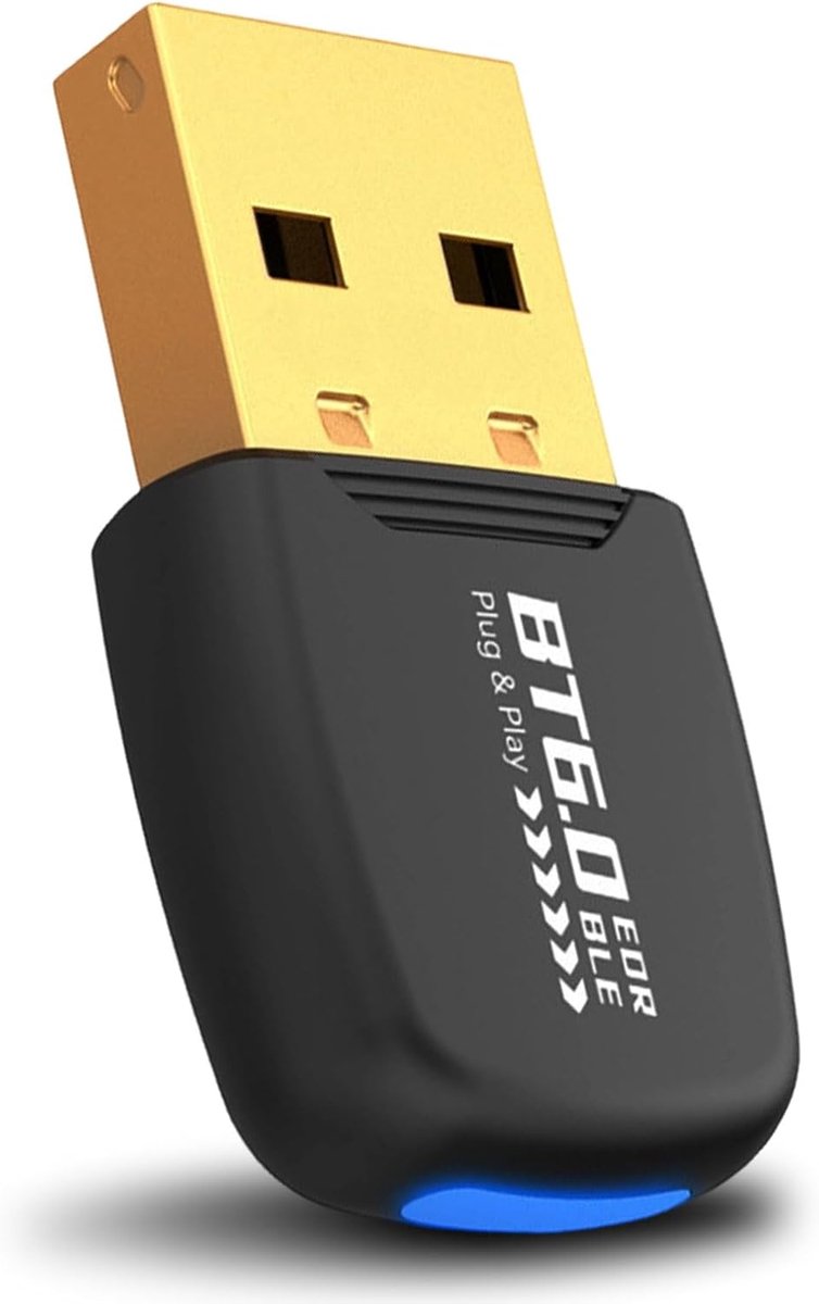 Bluetooth adapter 6.0 - USB dongle - EDR draadloze zender-ontvanger - voor PC en laptop - SnelShoppen