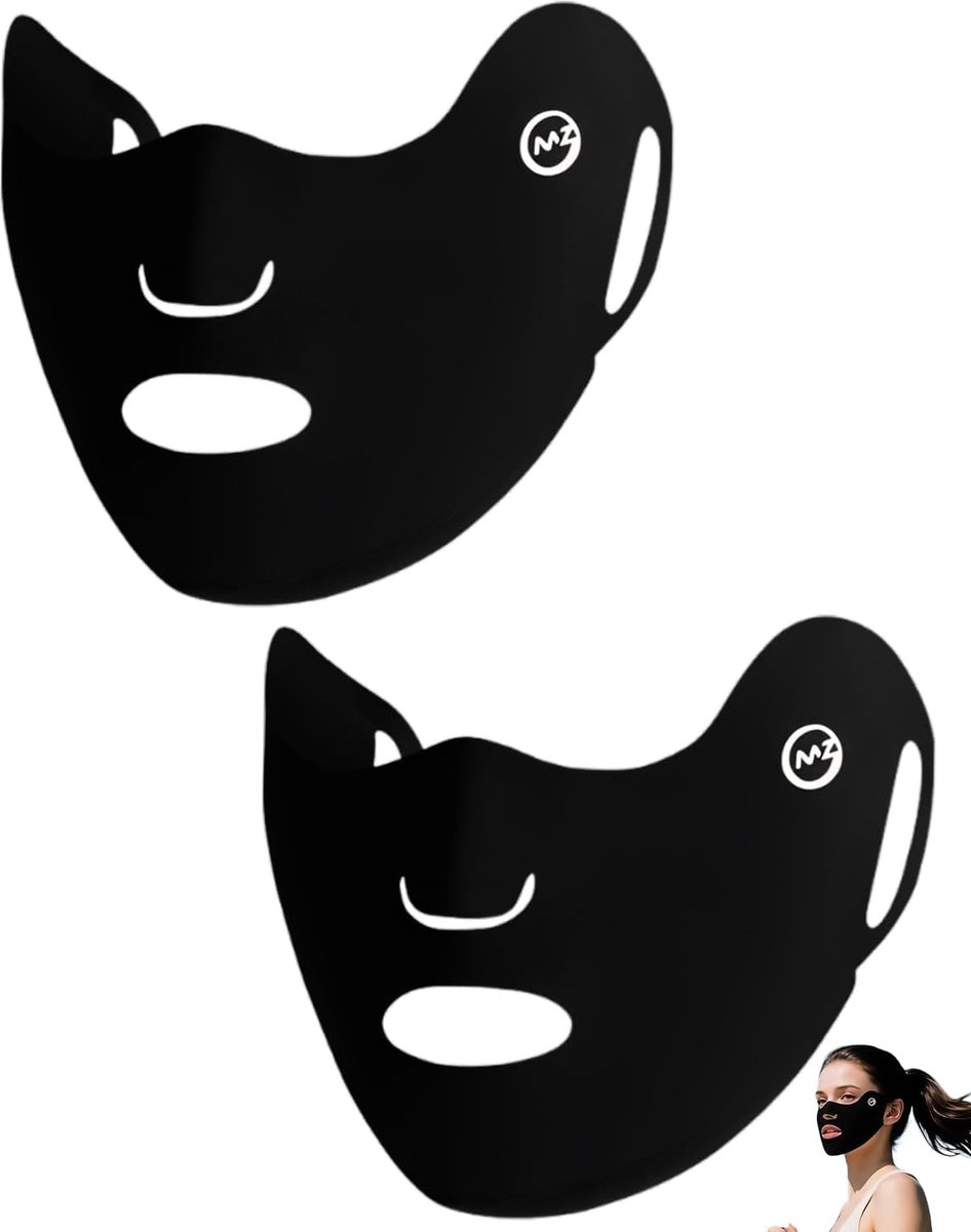 UV bescherming masker UPF 50+ - ademend stof - herbruikbaar - ideaal voor buitensport - SnelShoppen