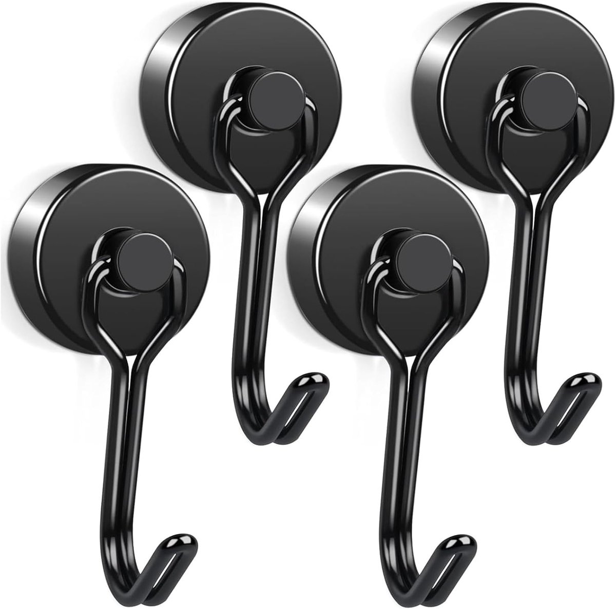 Magnetische haken extra sterk 20mm - neodymium - 180° draaibaar - ideaal voor keuken en opslag - SnelShoppen