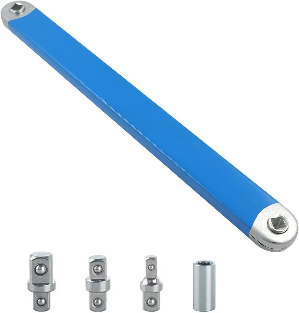 verlengsleutel set - 1/2", 1/4" en 3/8" inch - robuust koolstofstaal - ideaal voor werkplaatsgebruik - SnelShoppen