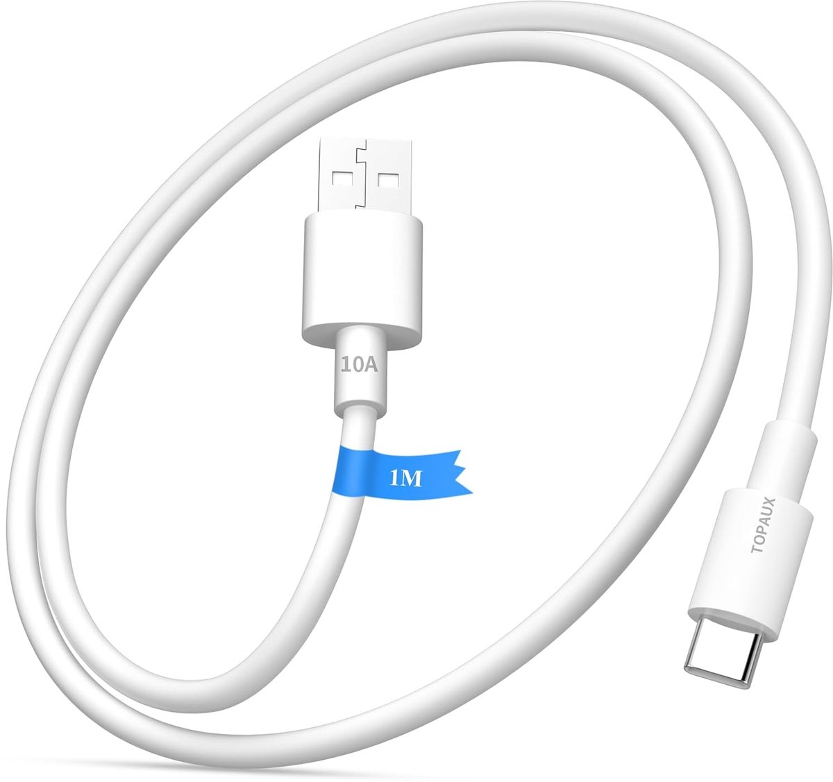 USB C kabel 1M 10A - snel opladen - 120W ondersteuning - ideaal voor Oppo smartphones - SnelShoppen