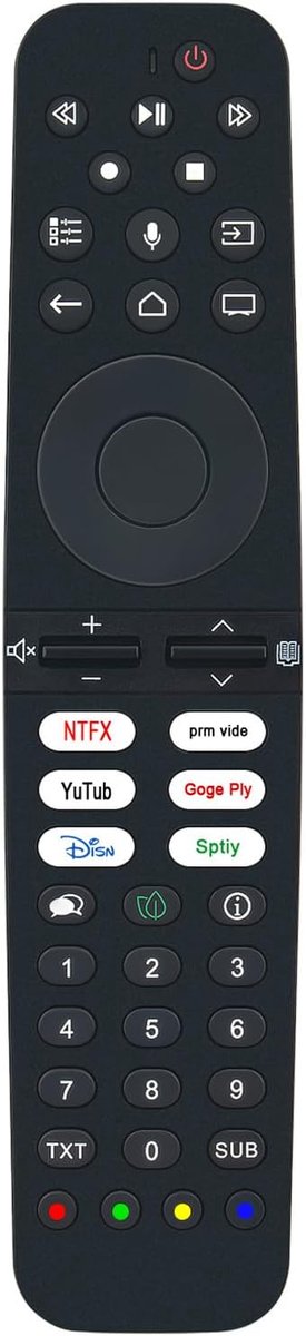 ALLIMITY Voice Remote Control Compatible with Grundig QLED TV VS2187RC-2 43VOE84Q 50VOE84Q 55VOE84Q 65VOE84Q 75VOE84Q - ShopVlot