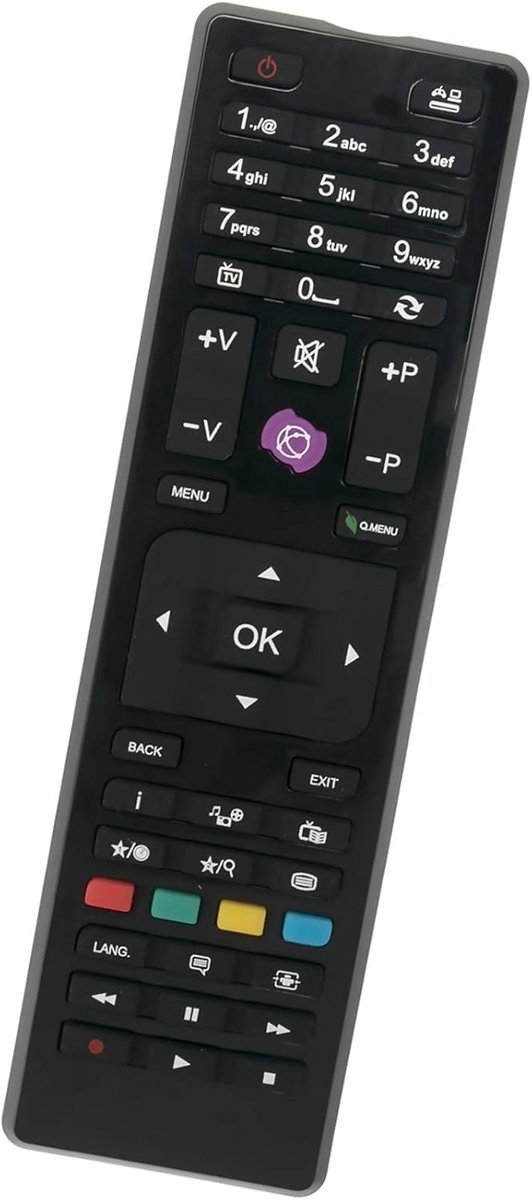 ALLIMITY RC-4875 Remote Control Replacement for Telefunken TV 32DH5015 D32H125N3 D32H283M3CW D32H285X4CW D39F265R3C - ShopVlot