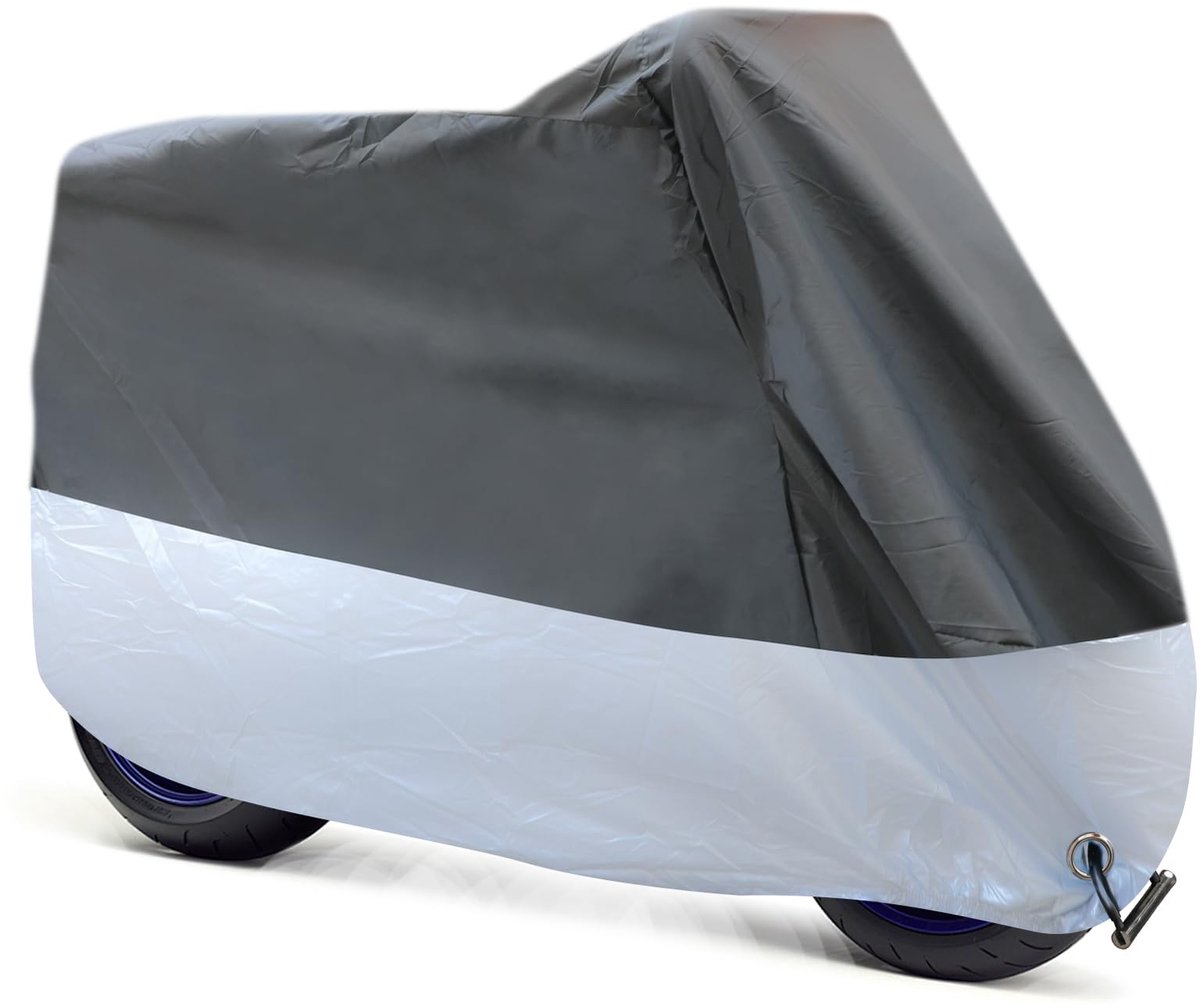 Motorhoes 245 x 105 x 125 cm - waterdicht - beschermt tegen zon, regen, wind en sneeuw - ideaal voor buitengebruik - ShopVlot