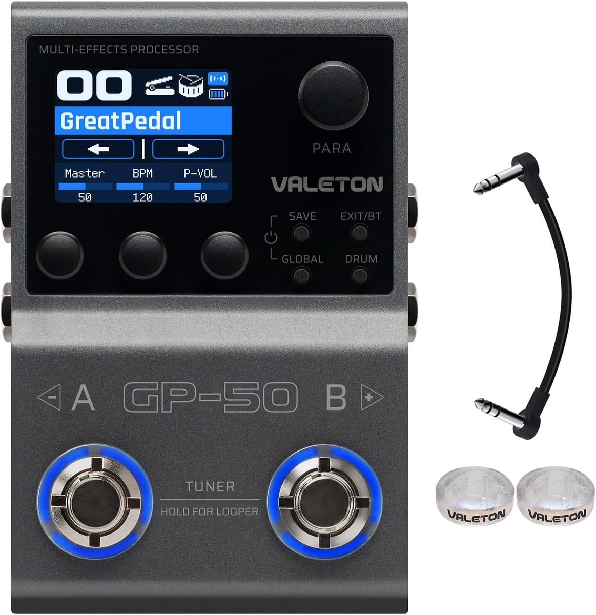 Multi-effect processor - 100+ HD effecten - BT app controle - Perfect voor gitaristen - ShopVlot