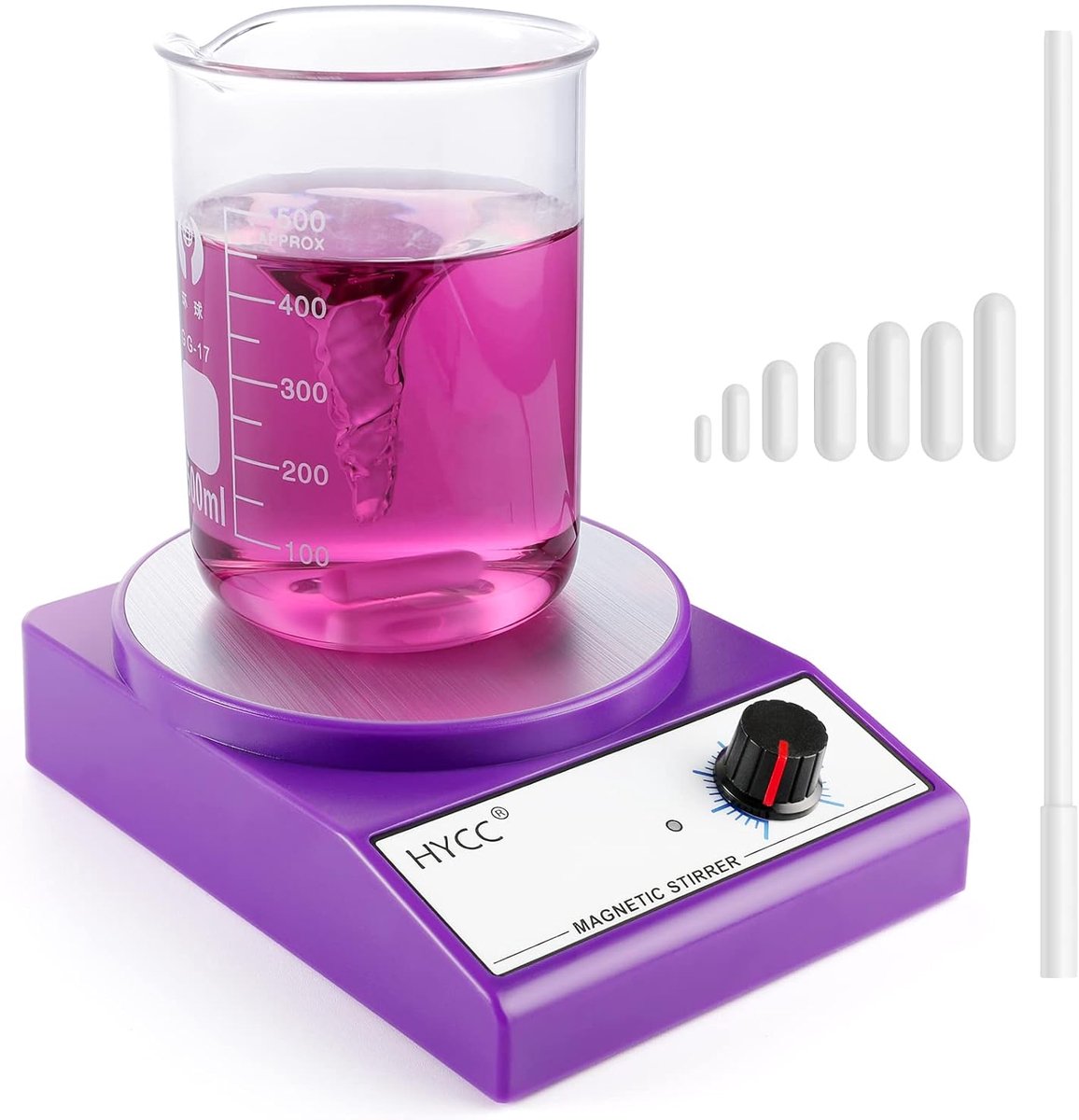 Laboratorium magnetische roerder - 7 magnetische roerders - 3000 rpm - ideaal voor thuis brouwen - ShopVlot