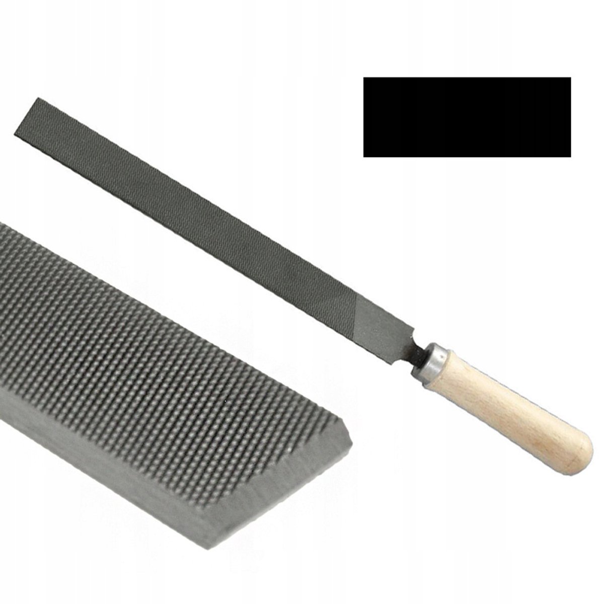 Metaalvijl Plat 200mm - Grof (Zware Snede)