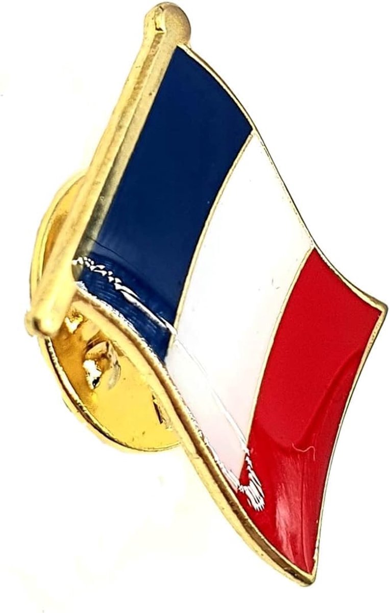 Pinbadge Frankrijk - metalen emaille - vlag van Frankrijk - perfect voor verzamelaars - ShopVlot