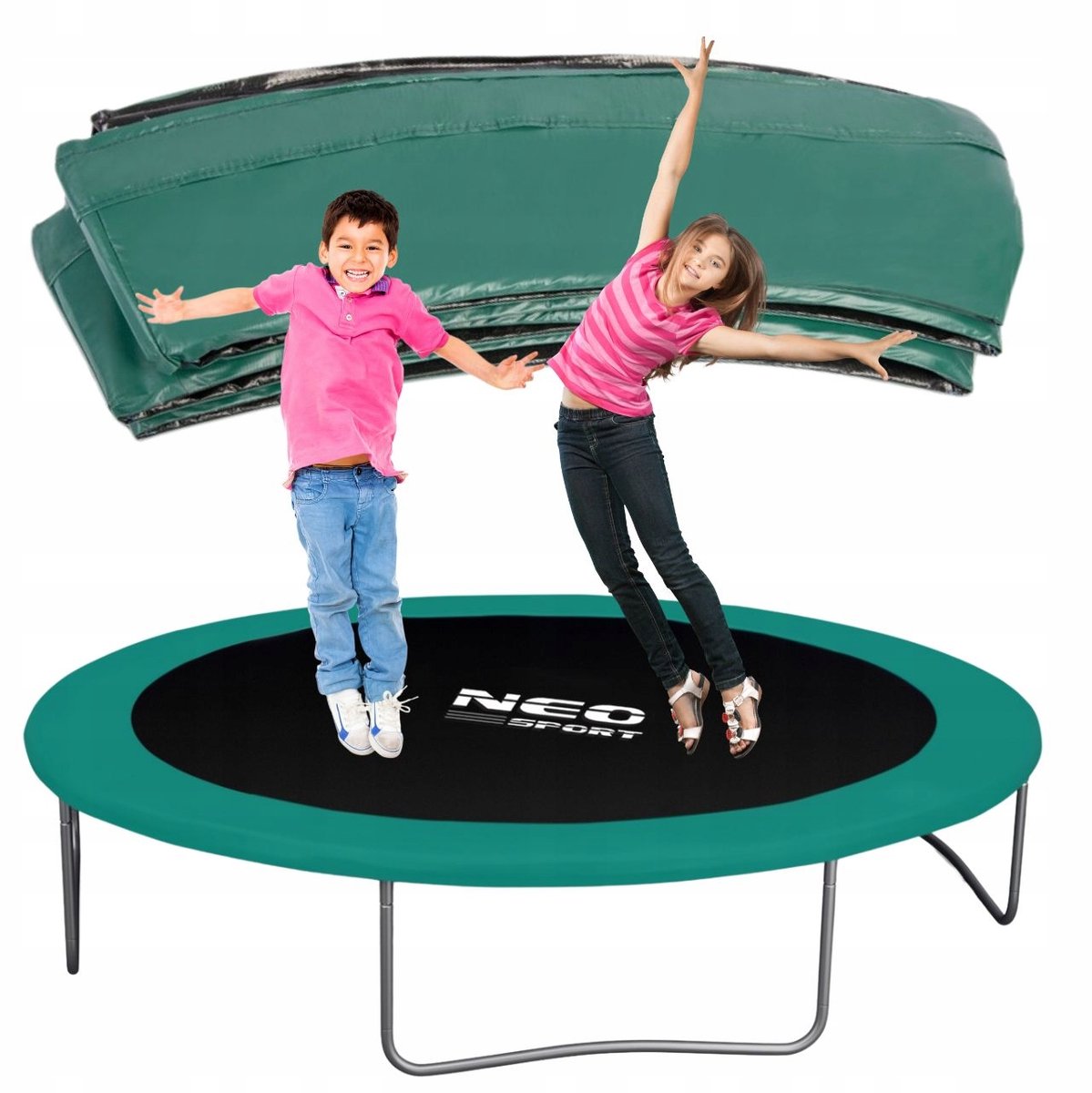 Trampoline Veiligheidsrand 252/244 cm (8ft) - PVC Veerbeschermer