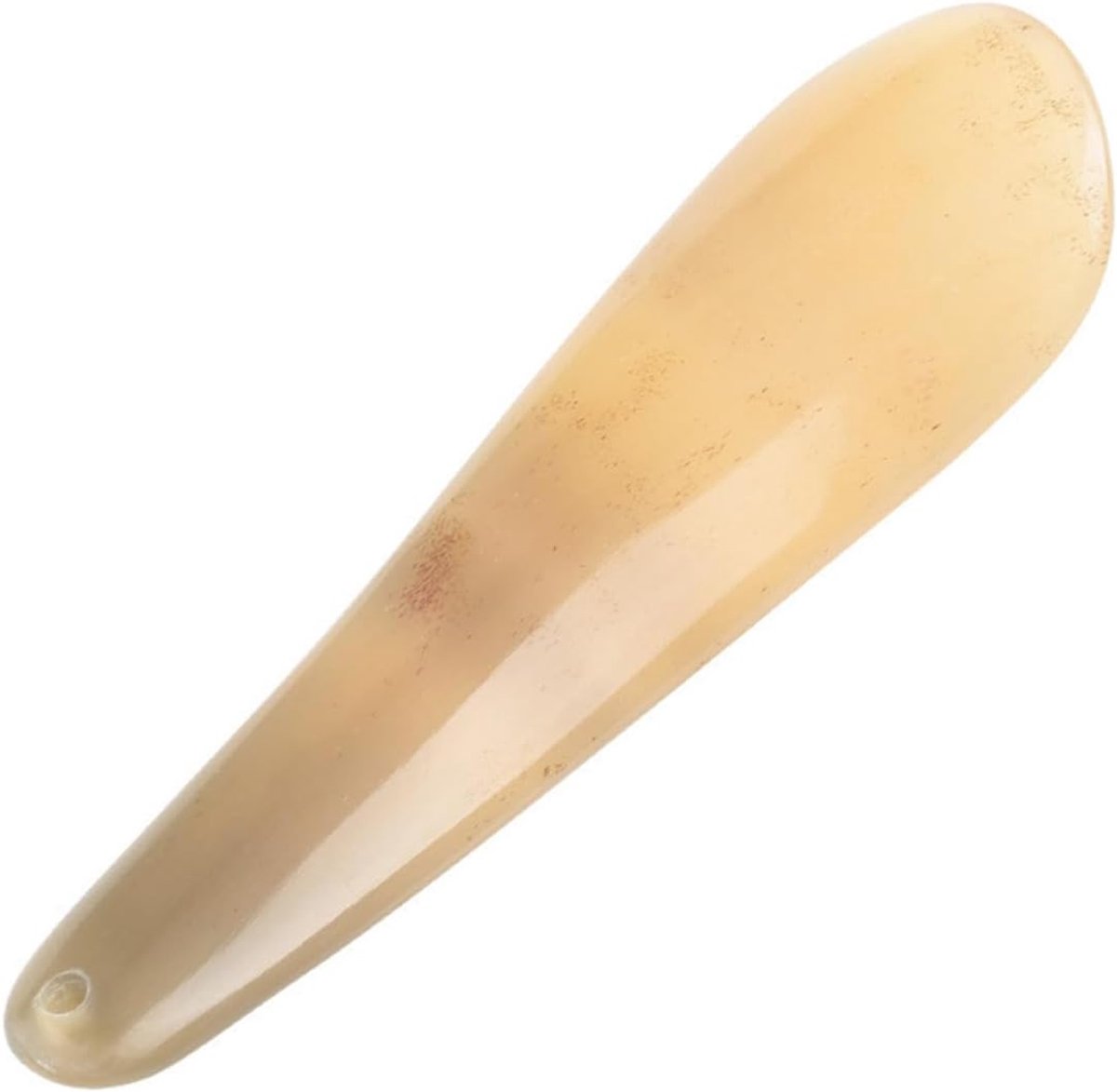 Schoenlepel 16-22 cm - natuurlijk hoorn - glad oppervlak - helpt bij het aantrekken van schoenen - ShopVlot