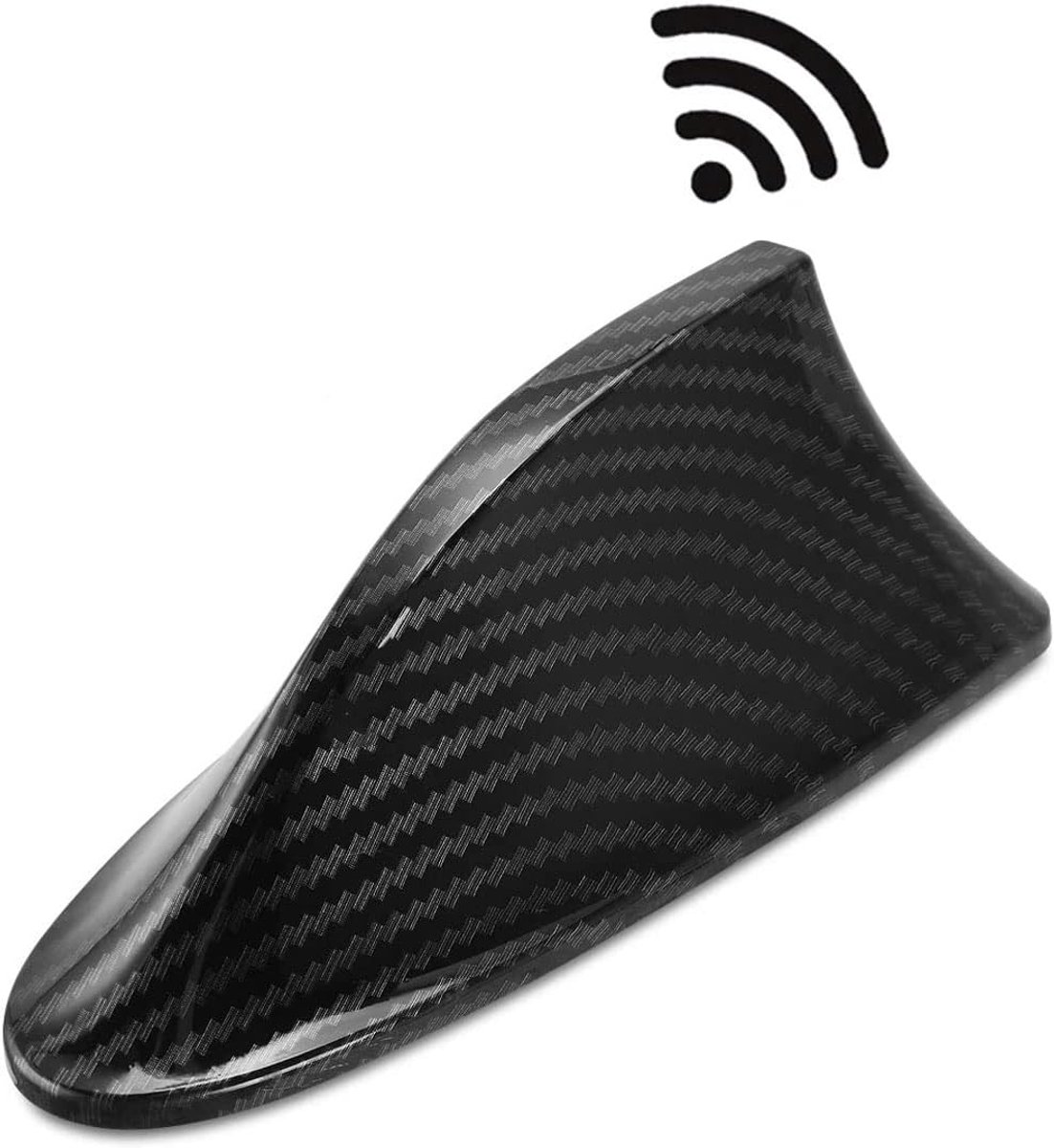 Auto antenne Shark Fin - Universele carbon fiber - Signaalversterker - Perfecte vervanging voor auto, SUV, vrachtwagen - ShopVlot