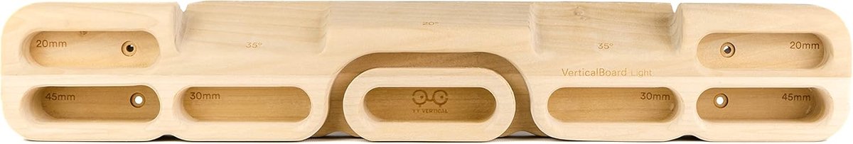 Verticale trainingsbalk - poplar hout - ergonomisch ontwerp - ideaal voor beginners - ShopVlot