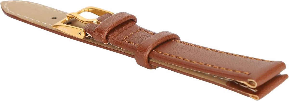 Horlogeband leer - vervangbare zachte smartwatchband - unisex voor mannen en vrouwen - comfortabele pasvorm - ShopVlot