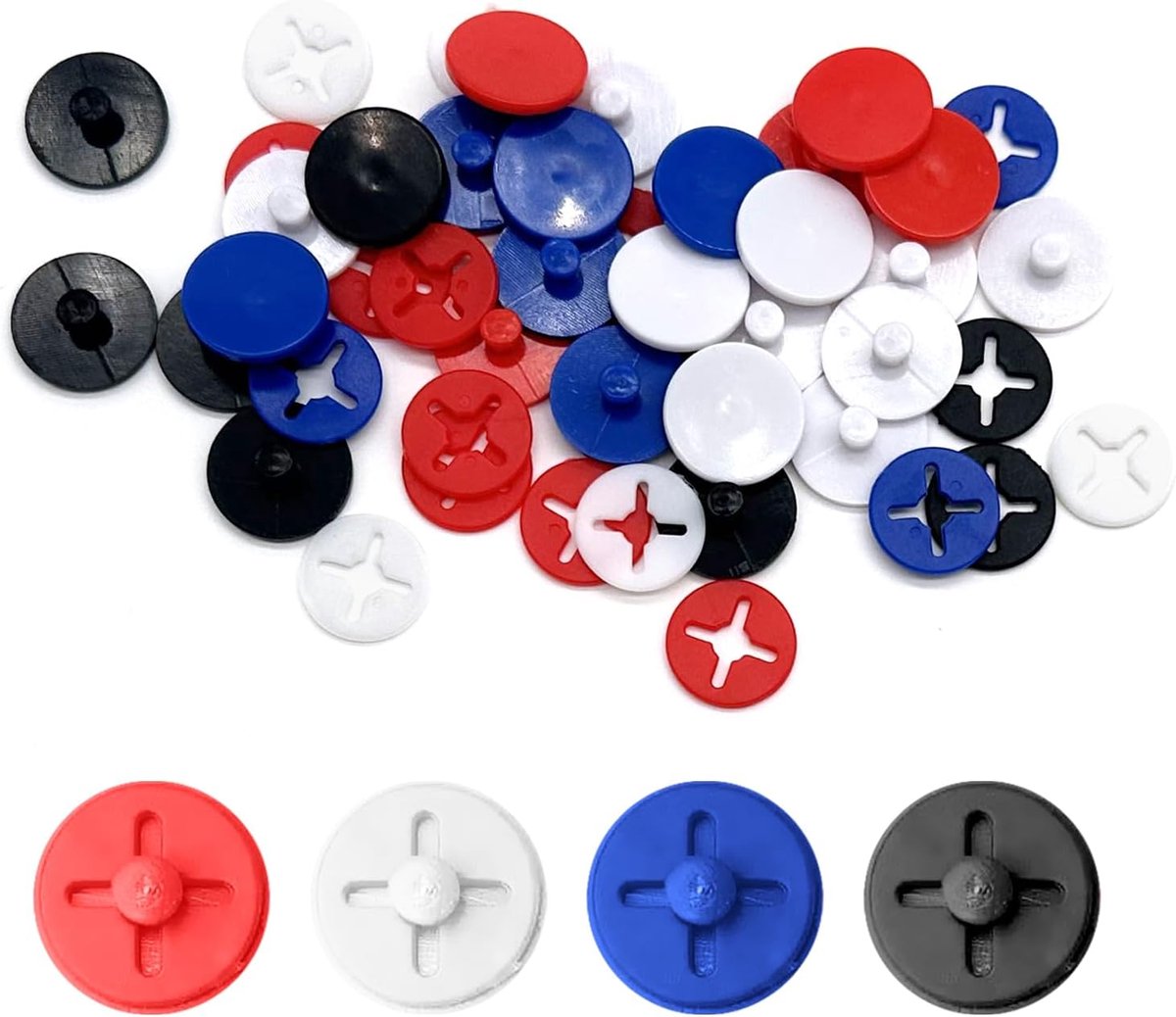 Race nummerhouders 32 stuks - herbruikbare clips - geen gaatjes nodig - perfect voor hardlopers - ShopVlot