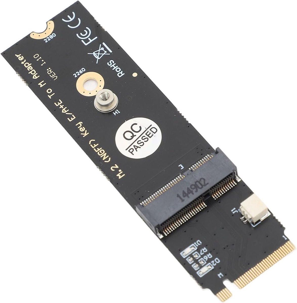 M.2 NGFF A E Key WiFi kaart naar M.2 M SSD adapter - ondersteunt AX200 AX201 AX210 - PCIe X1 en USB2.0 - ShopVlot