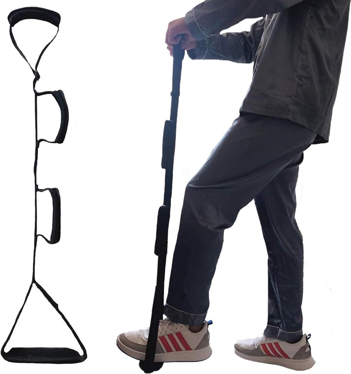 Mobiel hulpmiddel voor beenheffing 35-44 inch - multi-loop verstelbaar - gewatteerde handvatten - ShopVlot
