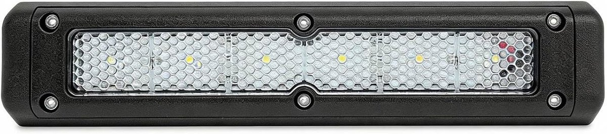 Buitenlamp 12 V - 20 cm zwart aluminium - 720 lumen koudwit - ideaal voor camper en veranda - ShopVlot