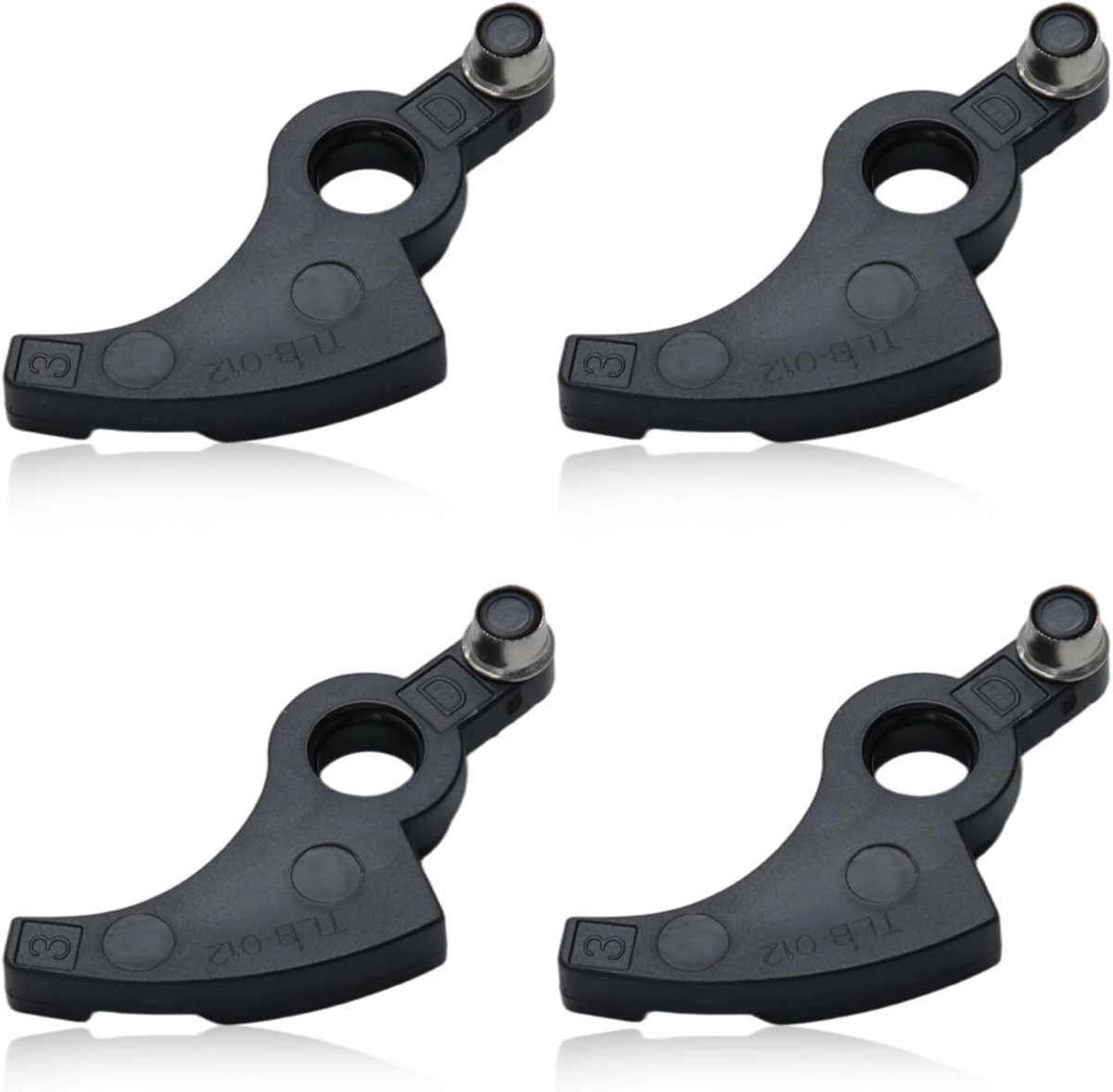 draadtrimmer hendelmontage 4-pack - vervangt OEM 90567077 - geschikt voor Black Decker LST136 en LST220 - ShopVlot