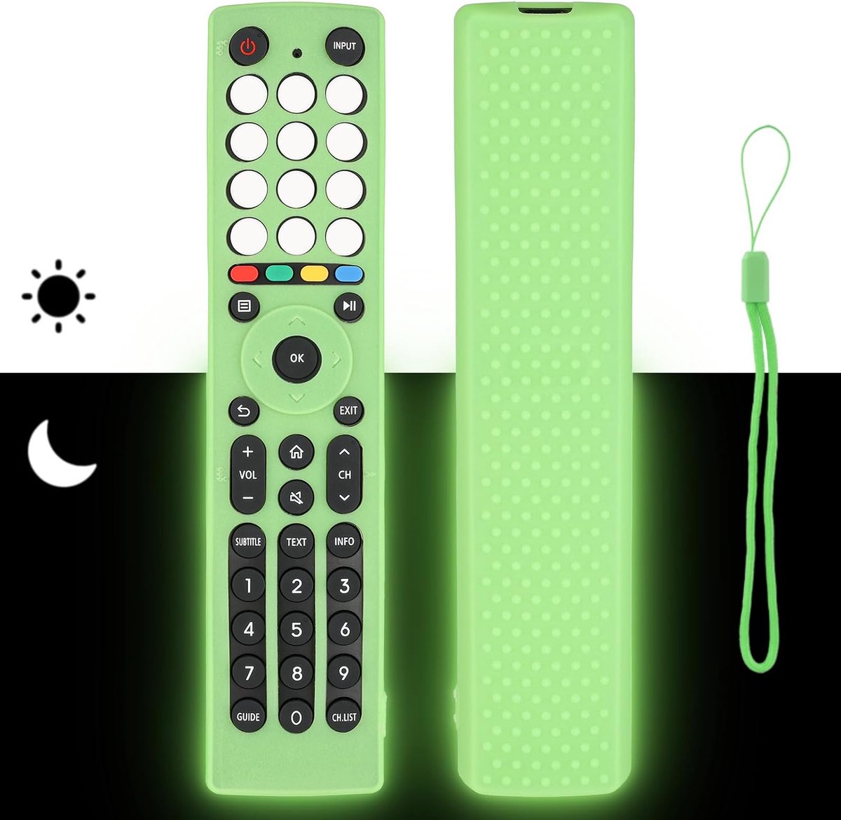 Afstandsbediening hoes geschikt voor Hisense EN2J36H - silicone - schokbestendig - optimale bescherming - ShopVlot