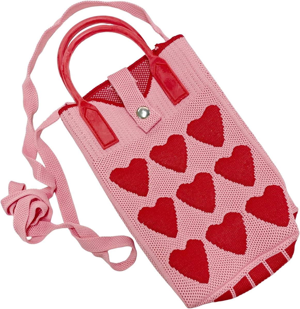 Crossbody tas M - Rode schoudertas - Schattig design - Ideaal voor je telefoon - ShopVlot