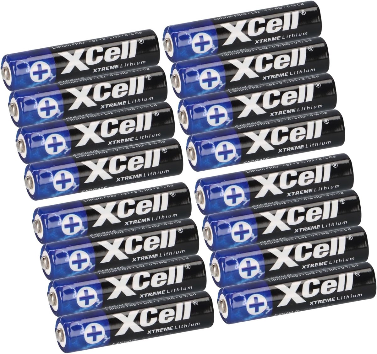 AAA Micro Lithium Batterijen 16x - 4x Blister - Hoge kwaliteit - Ideaal voor diverse toepassingen - ShopVlot