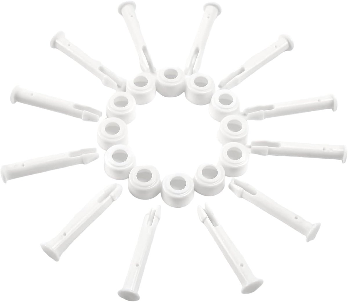 Pole bolts voor Intex frame zwembad - 5.5 cm - witte kleur - stevige bevestiging voor je zwembad - ShopVlot
