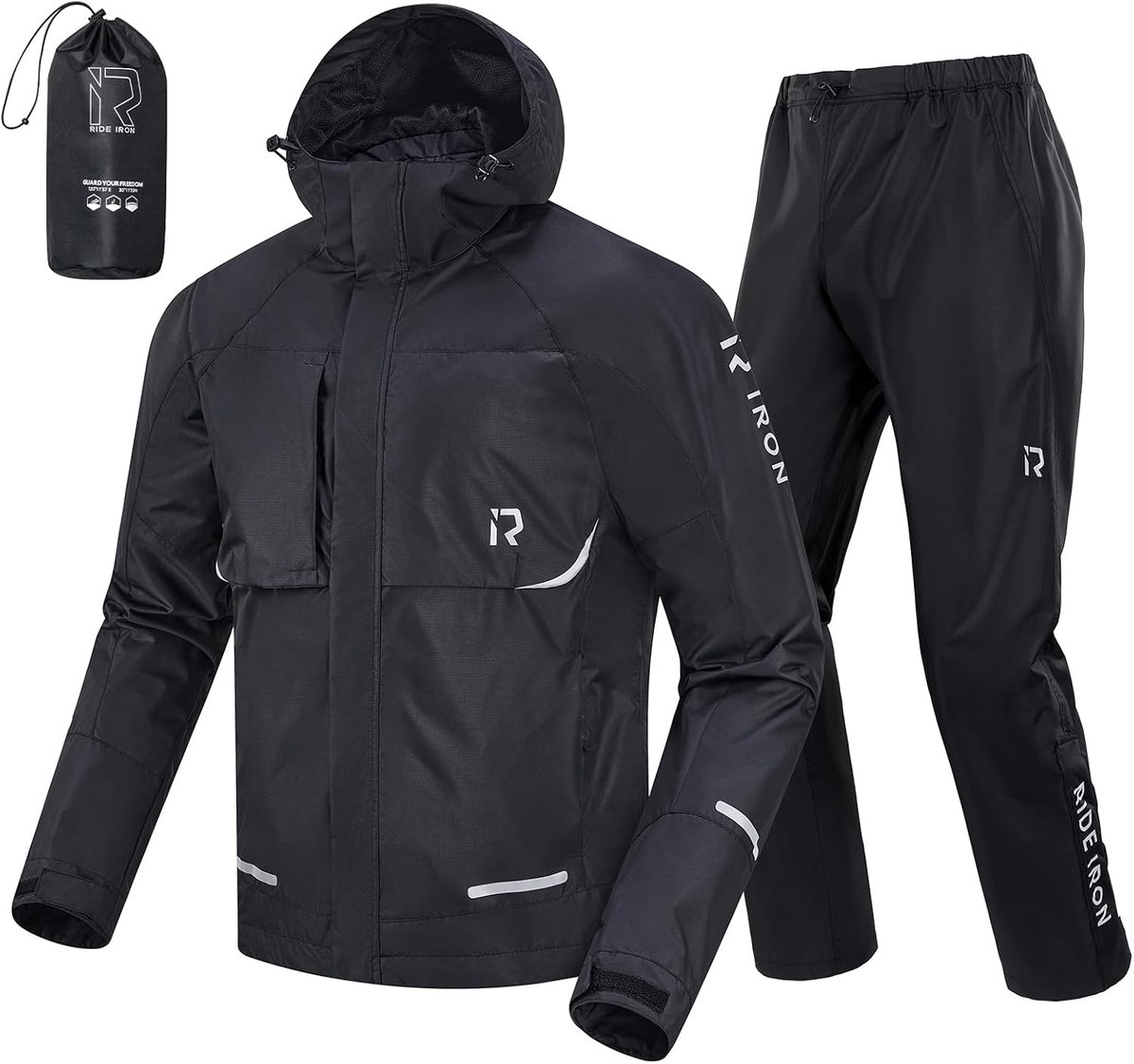 Motorrainpak M - waterdicht - ademend - volwaardige bescherming voor motor en fiets - SnelShoppen