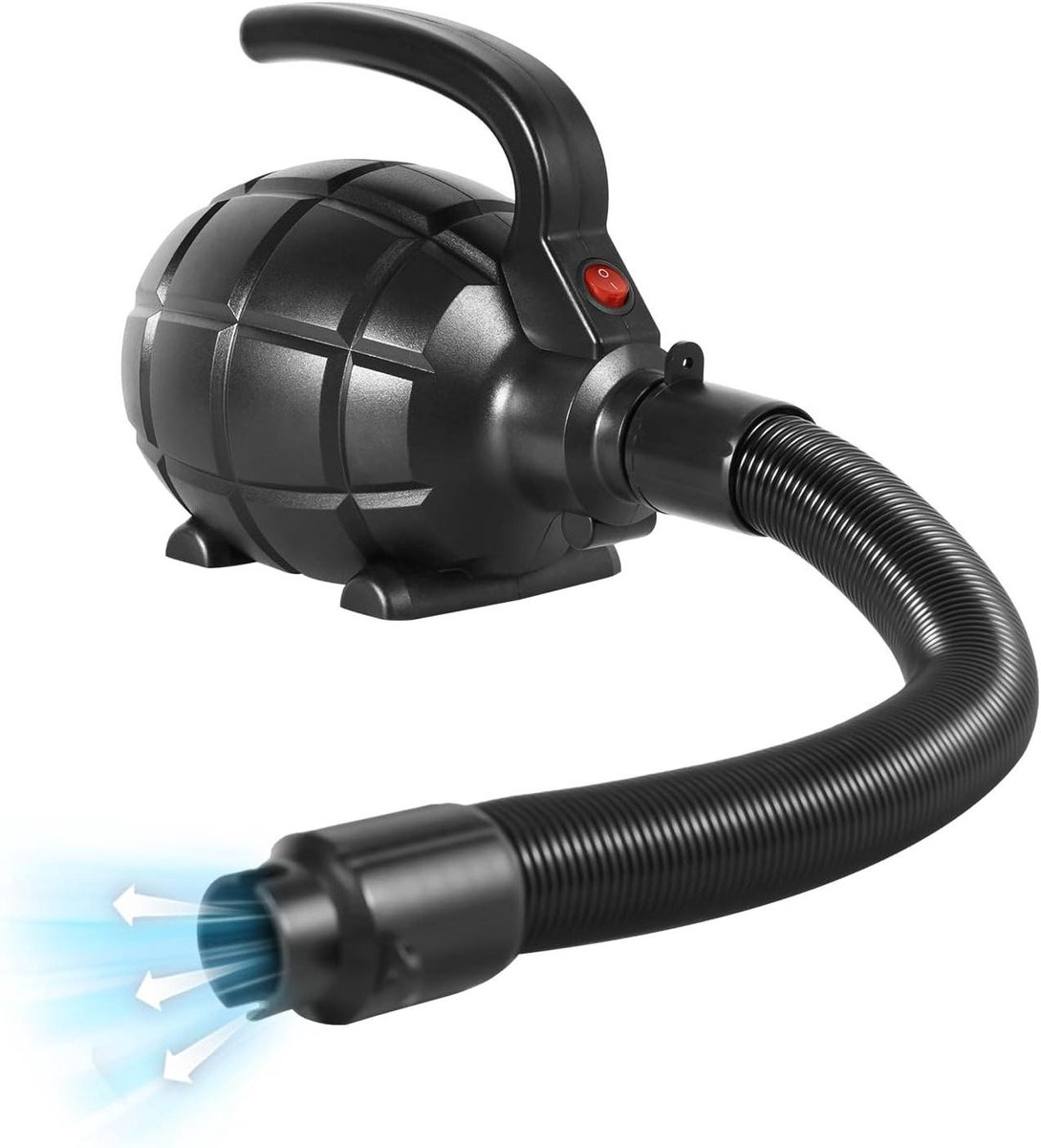 Krachtige Luchtpomp - Elektrische Pomp - Snelle Inflatie - 600W Motor - 17000 Pa - Zwart