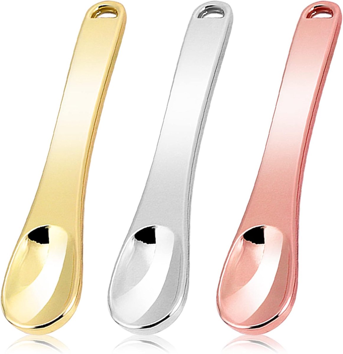 Mini Makeup Spatula - Metalen Applicator - Herbruikbaar en Duurzaam - Ideaal voor Crèmes en Maskers - SnelShoppen