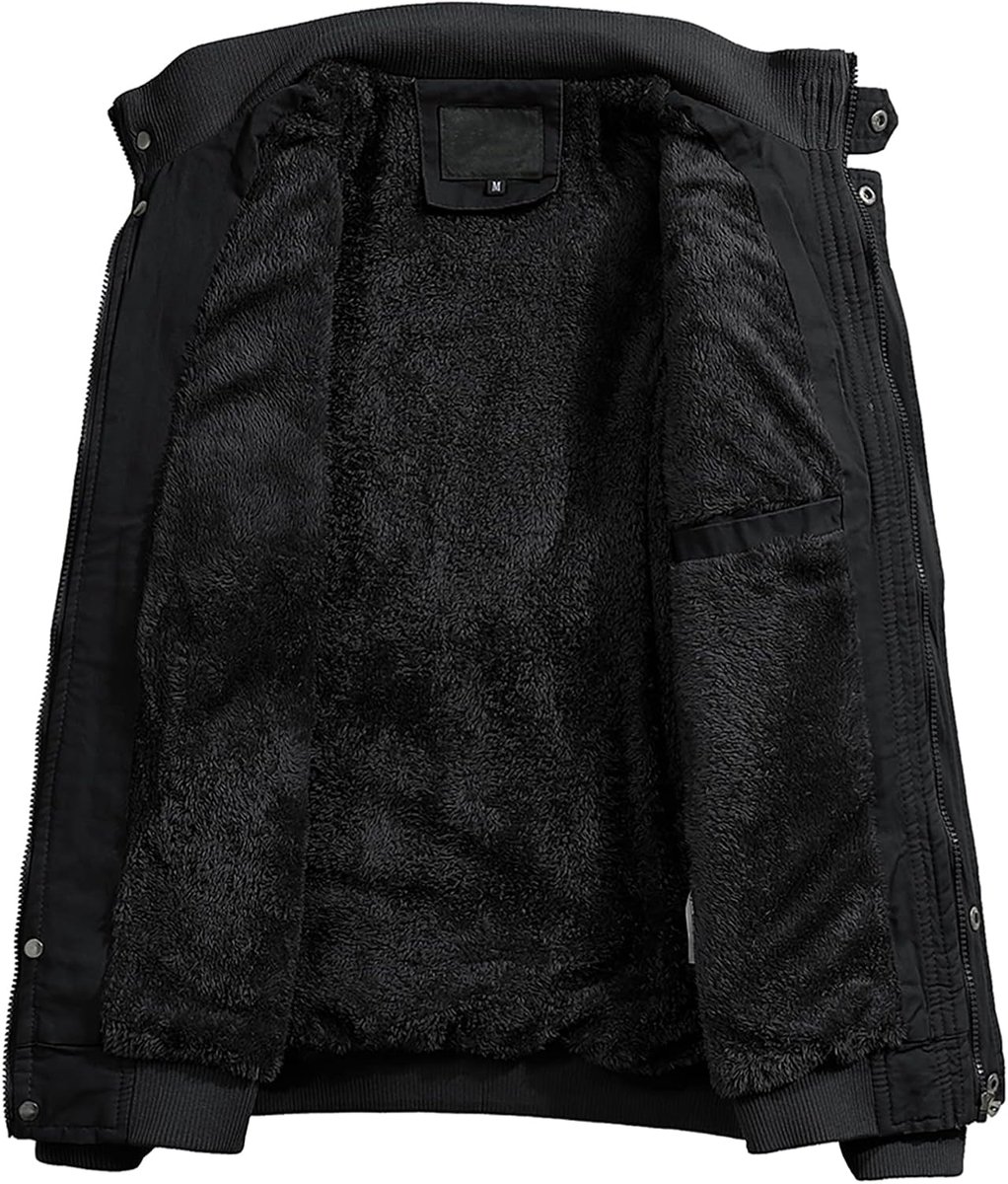 Army jacket heren - winter werkjas - katoen - meerdere zakken - SnelShoppen
