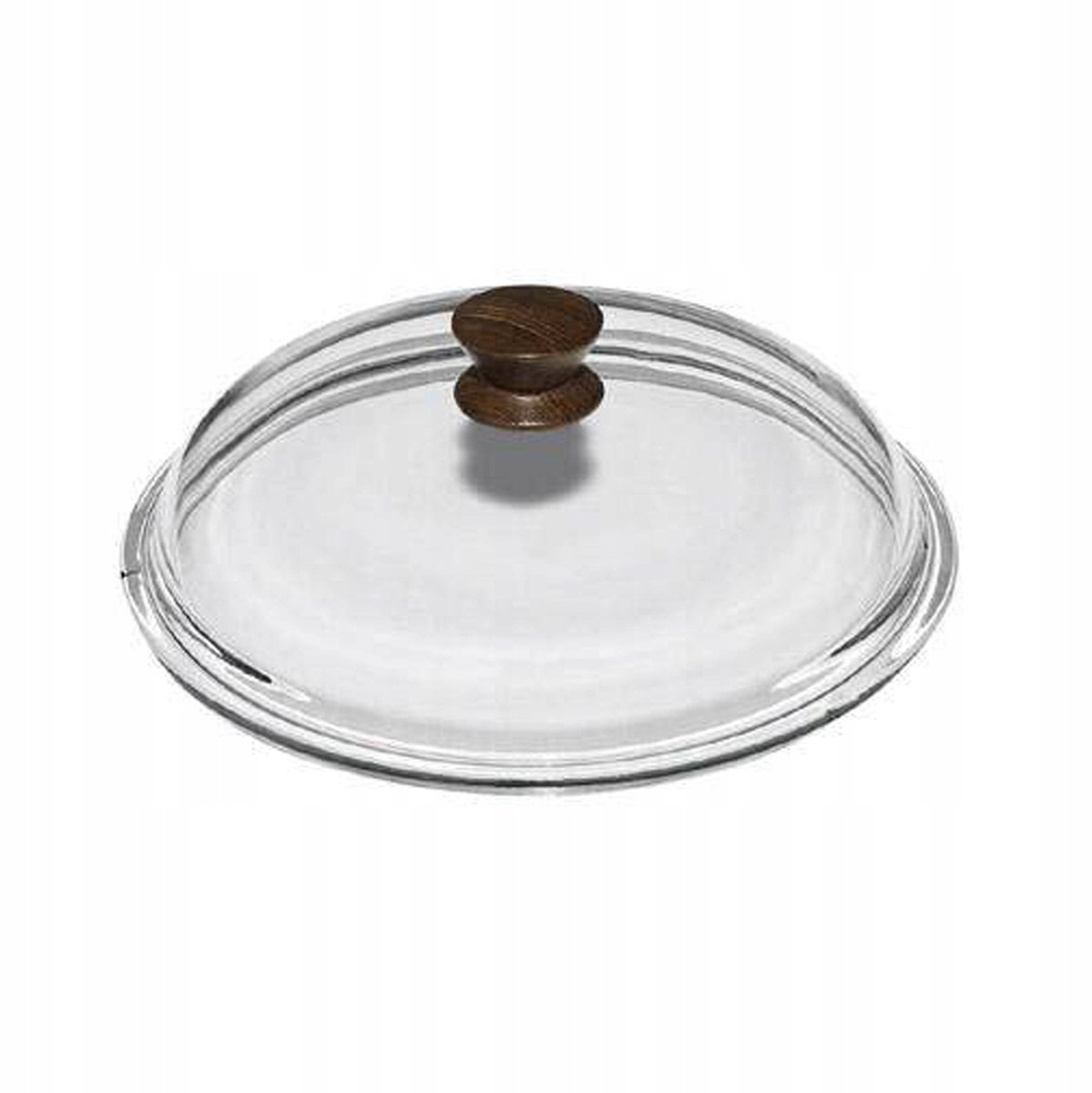 Universele 16 cm pan deksel met houten handvat