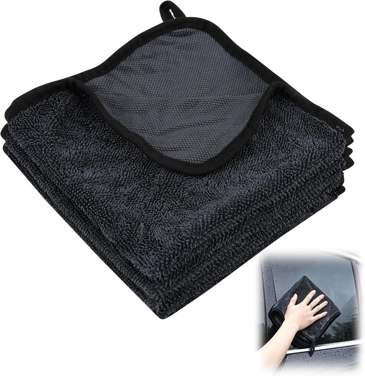 40 x 40 cm, absorberend en zacht, multifunctioneel voor thuis, keuken, auto, 6 stuks