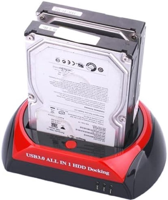 HDD Docking Station - Harddrive Adapter - Data Overzetten - All-in-One Design - 2.5/3.5 Inch - Zwart — afbeelding 5