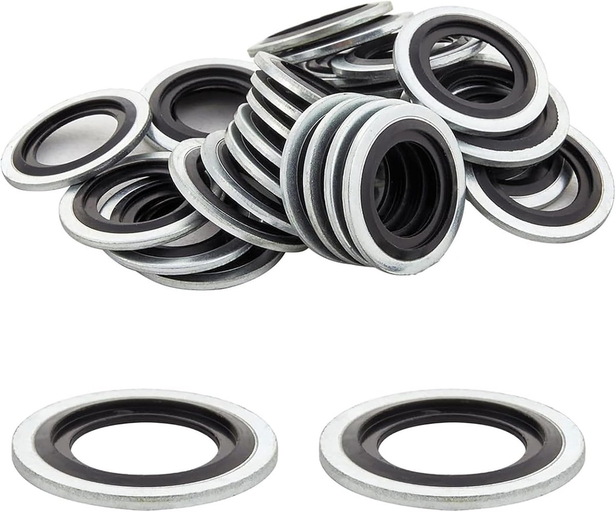 Vervanging, 20 stuks aluminium afdichtingen, oliestop afdichting vervangt 110265505R 6079970345 8200641648 3121867