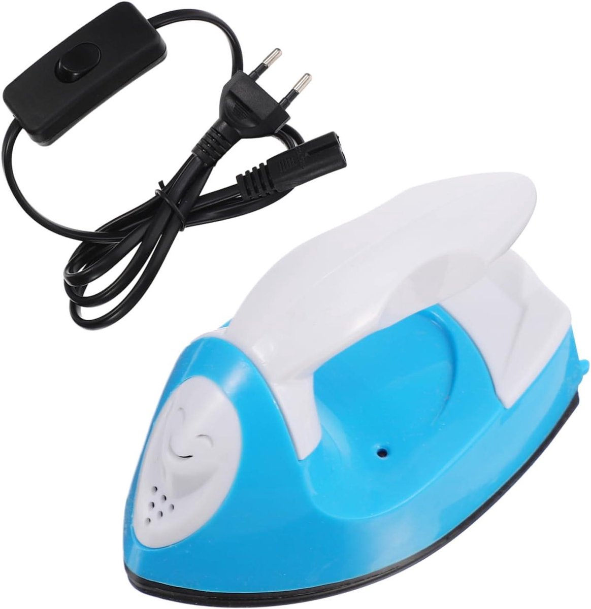 Mini Hittepers - Warmteoverdracht Machine - DIY T-shirts - Snelle Opwarming - 10 cm - Blauw
