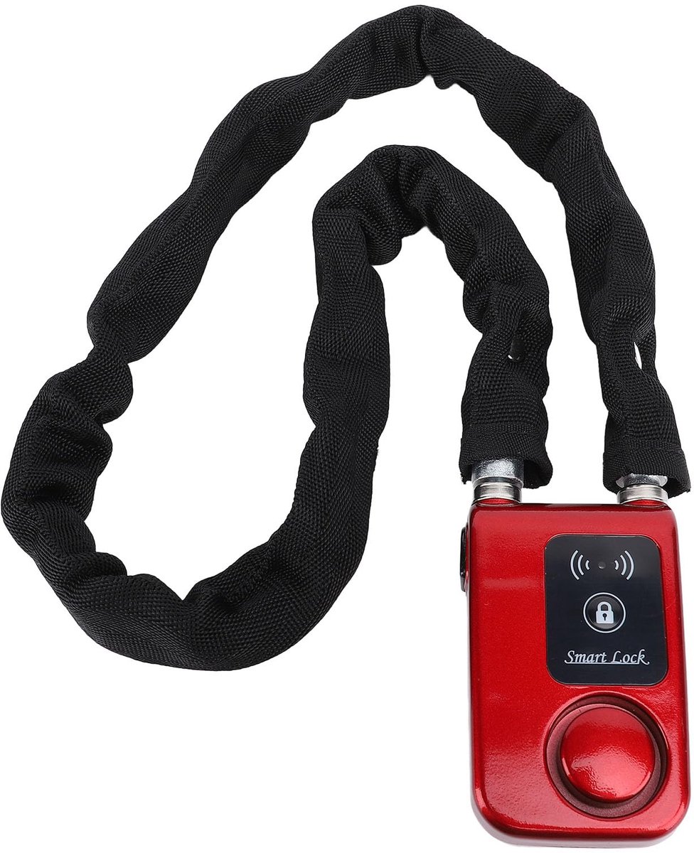Fietsslot Bluetooth met Trilalarm - Waterdicht Sleutelloos Kettingslot - Antidiefstal voor Fiets en Motorfiets - SnelShoppen