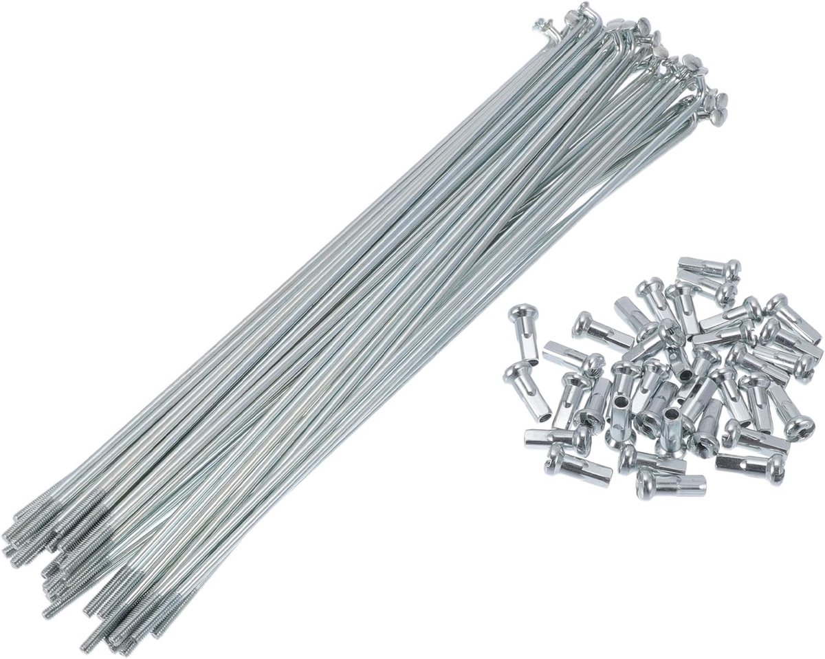 Spaken Fiets Wiel Spaken Silver Tone 1 Set 13G 187mm Lengte 45 Staal Gegalvaniseerd