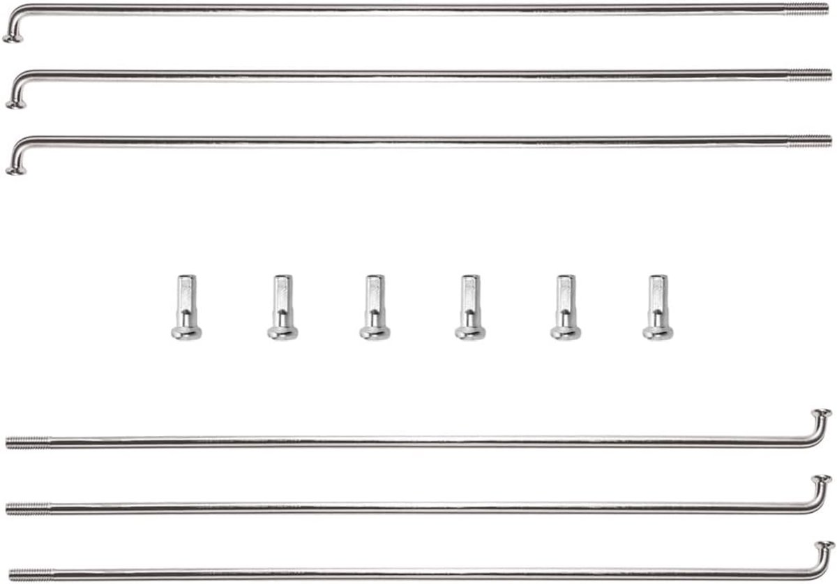 Fiets spaken 2mm - Stalen spaken 284 mm - Inclusief nippels - Geschikt voor MTB en E-Bike - ShopVlot