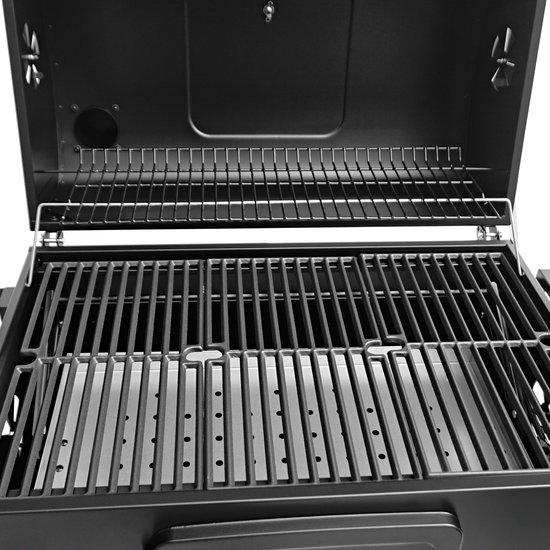 XXL houtskool smoker BBQ - 69 x 43 cm grilloppervlak - incl. rookhout — afbeelding 5
