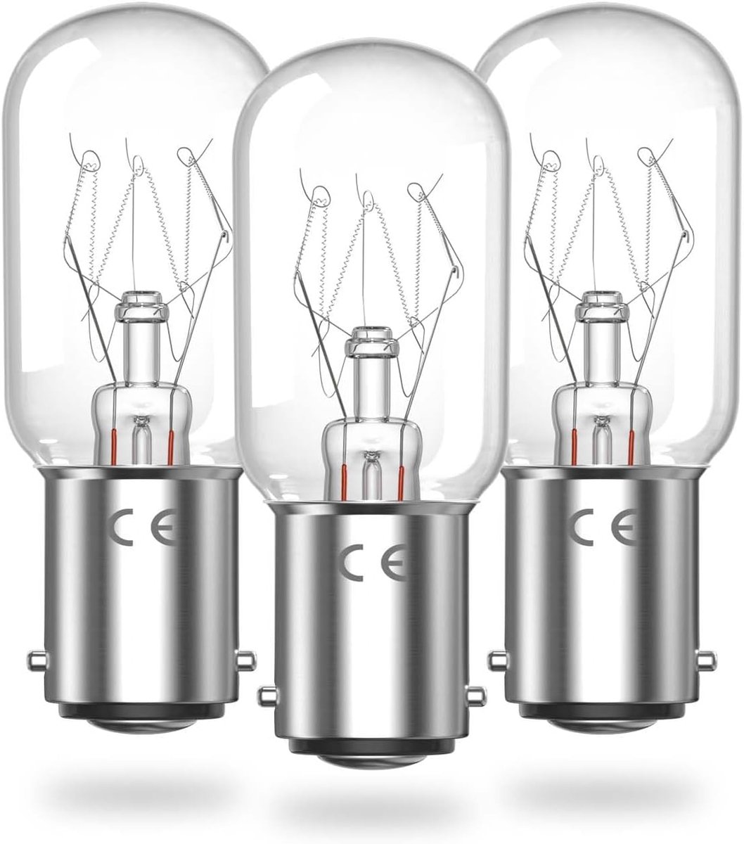 B15 15W naaimachine lamp dimbaar - T22 B15 kleine bajonet lamp - warm wit 2700K - ideaal voor naaien - ShopVlot