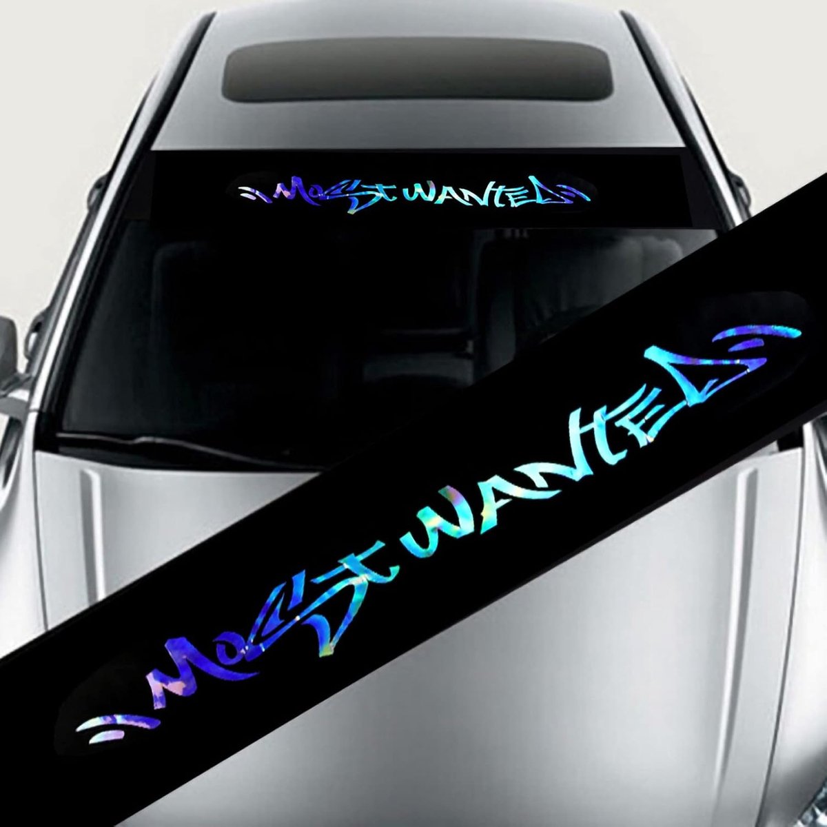 Windscreen Sticker Achterruit - Reflecterende Sticker - Kleurrijke Decoratie - Bescherming voor Voertuig - ShopVlot