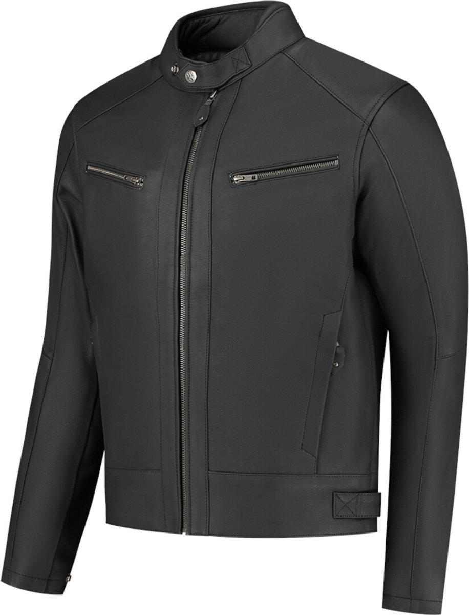 Rusty Stitches Dorian Motorfiets lederen jas -
