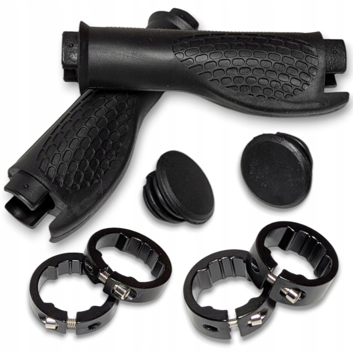 Ergonomische Fiets Grips Lock-On - Zwart