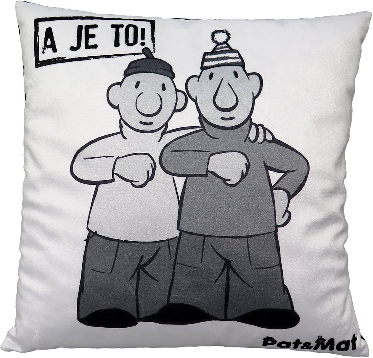 Kussen cartoonmotief 30x30cm - kleurrijk - voor kinderen - comfortabel slapen - ShopVlot