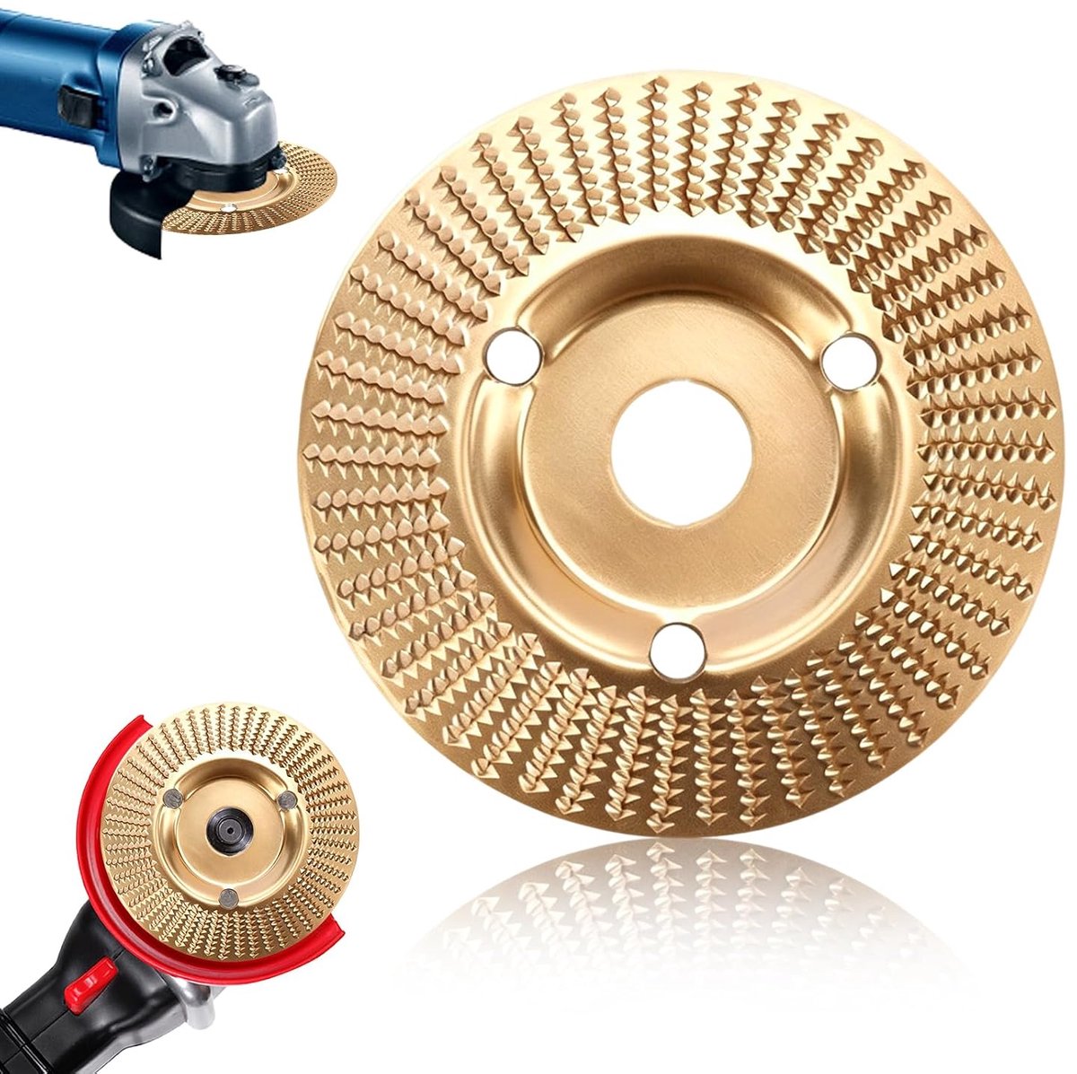 Tungsten carbide slijpschijf 125 mm - hout snijden - ventilatiegaten - koel en lichtgewicht - ShopVlot