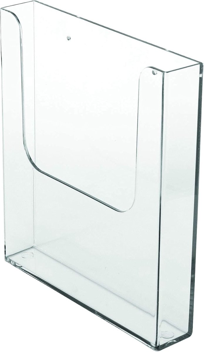 Brochurehouder Wand A5 - Acryl Transparant - Sterk en Elegant - Ideaal voor Presentaties - ShopVlot