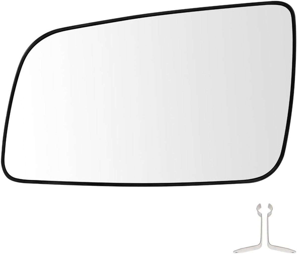 Spiegelglas Links Voorzijde Verwarmd - Met Draagplaat - Voor Opel Astra G 1998-2009 - Duidelijk zicht bij regen of mist - ShopVlot